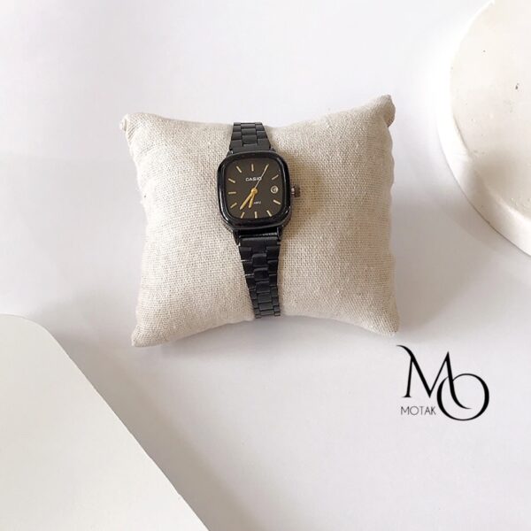 ساعت مچی زنانه / دخترانه  CASIO (مشکی رنگ) - تصویر 2